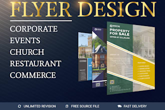 corporate flyer in 12 hours