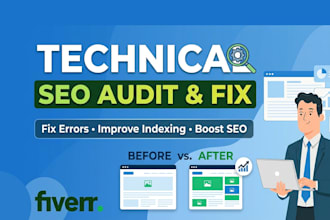do technical SEO audit and fix website issues