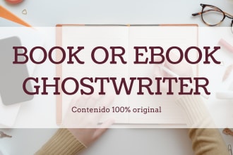 ghostwrite your nonfiction book in spanish