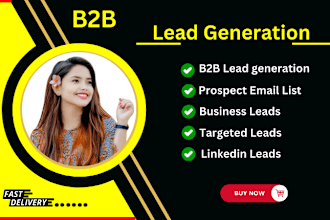 do lead generation for any targeted industry or niche
