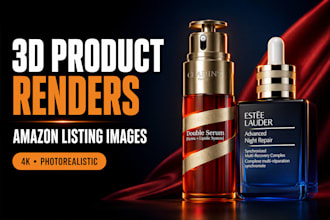 create photorealistic 3d product renders and amazon listing images