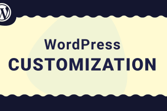 do wordpress theme setup and customization