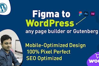 convert figma to wordpress using gutenberg