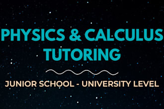 help you with physics and calculus concepts and problems step by step