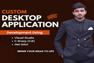 develop desktop applications in dotnet and c sharp