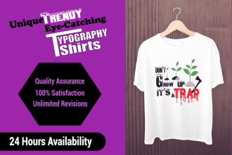 vectorize typography tshirt,logo, portrait with digital art