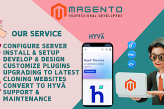 setup, install, develop, design, customize, upgrade magento