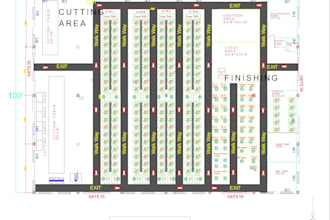 create factory and warehouse layout design for better workflow