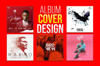 design unique single art or album cover for you