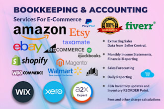 do bookkeeping accounting in zoho, xero, quickbooks, wave