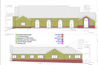 do takeoff for stucco, siding,eifs, stone cladding, bricks,plaster, all exterior
