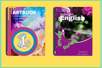 make a professional ebook cover design and kdp cover