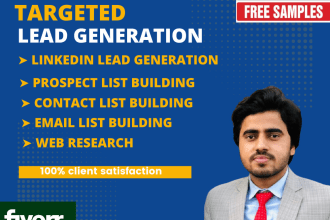 do targeted lead generation to build email list for you