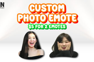 make your photo to custom twitch emote