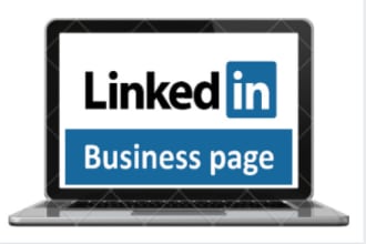 create and setup professionally your linkedin business page