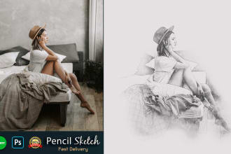 design pencil art into your any photo