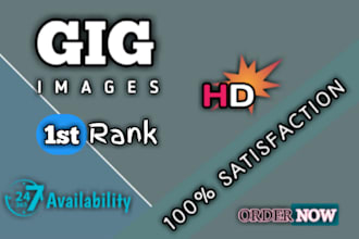 design fiverr gig image, thumbnail designs