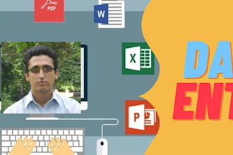 a fast typing job, retype scanned documents, typist