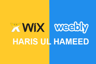 modify your website in wix or weebly