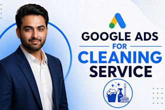setup targeted google ads campaign for cleaning business
