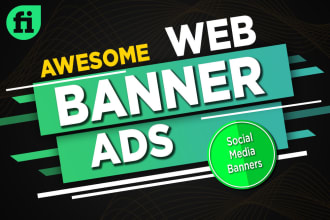 design web banner ads in professionally
