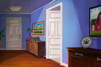 draw any concept art, digital illustration, background arts