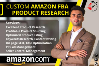 do expert product research for amazon fba private labels
