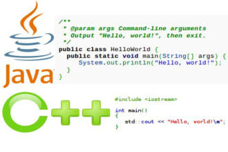 develop custom cplusplus and java projects tailored to your needs