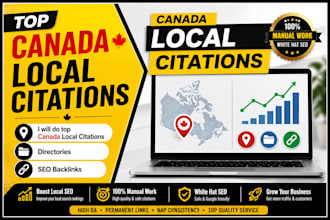 do top canada local citations, directories, SEO backlinks