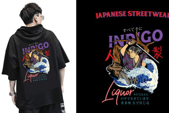 make awesome japan streetwear, anime, and manga design