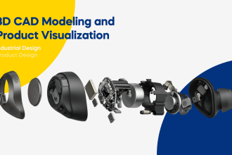 create detailed 3d cad rhino model and realistic renderings for product design