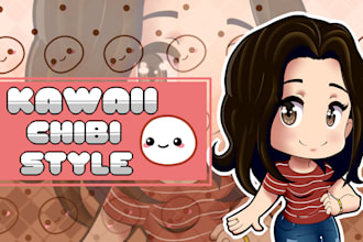draw a cute anime chibi style