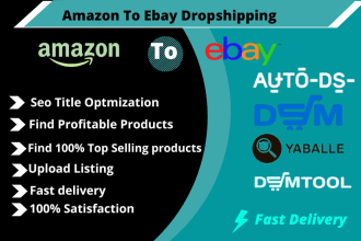 do amazon to ebay dropshipping listing