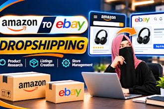 do amazon to ebay dropshipping listing