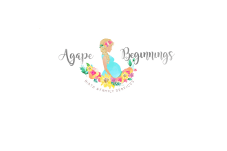 elegant and feminine watercolor logo design for your brand