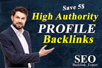 do top 120 high quality profile backlinks for manual SEO link building