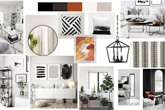 create interior design mood board