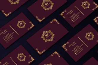 design creative luxury business card