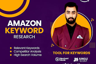 do amazon keyword research and competitor analysis