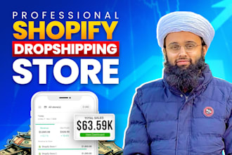 build shopify dropshipping store, shopify website