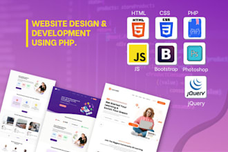 develop, update and fix all core PHP website issues