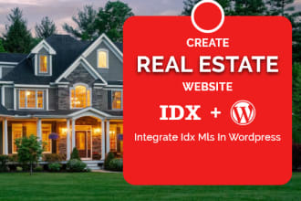 create a professional wordpress real estate website