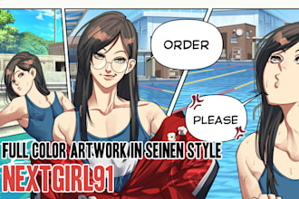 draw anime or your original characters in my distinct style