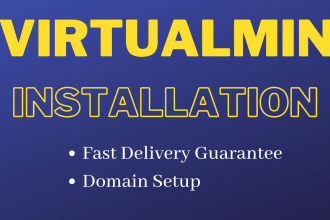 install and setup virtualmin, webmin cpanel on vps