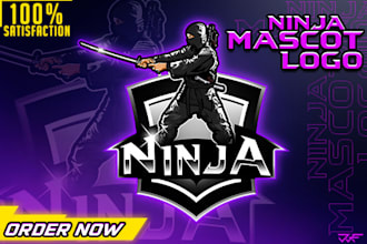 create an epic ninja mascot logo design at the best service