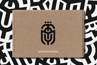 design dope initials and monogram logo