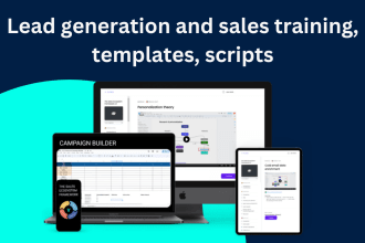 give you advanced sales, b2b lead generation systems, templates, processes