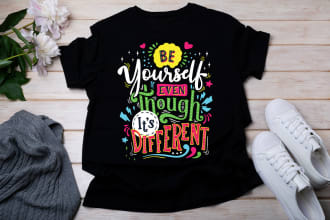 create awesome and trendy t shirt design