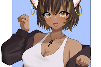 draw anime style, fanart or original character