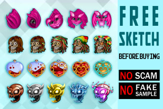 make amazing twitch emotes and badges for you